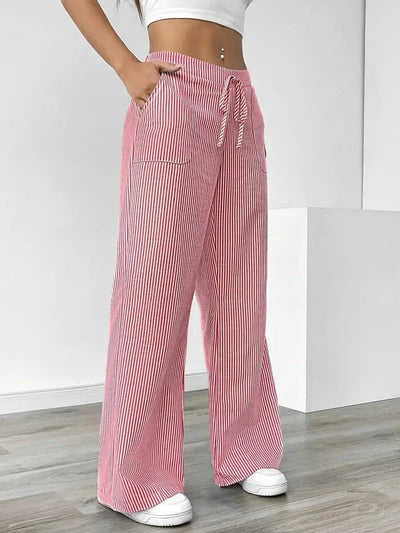 Louise Pull-On Striped Pants