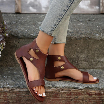 Eliana Orthopedic Leather Sandal