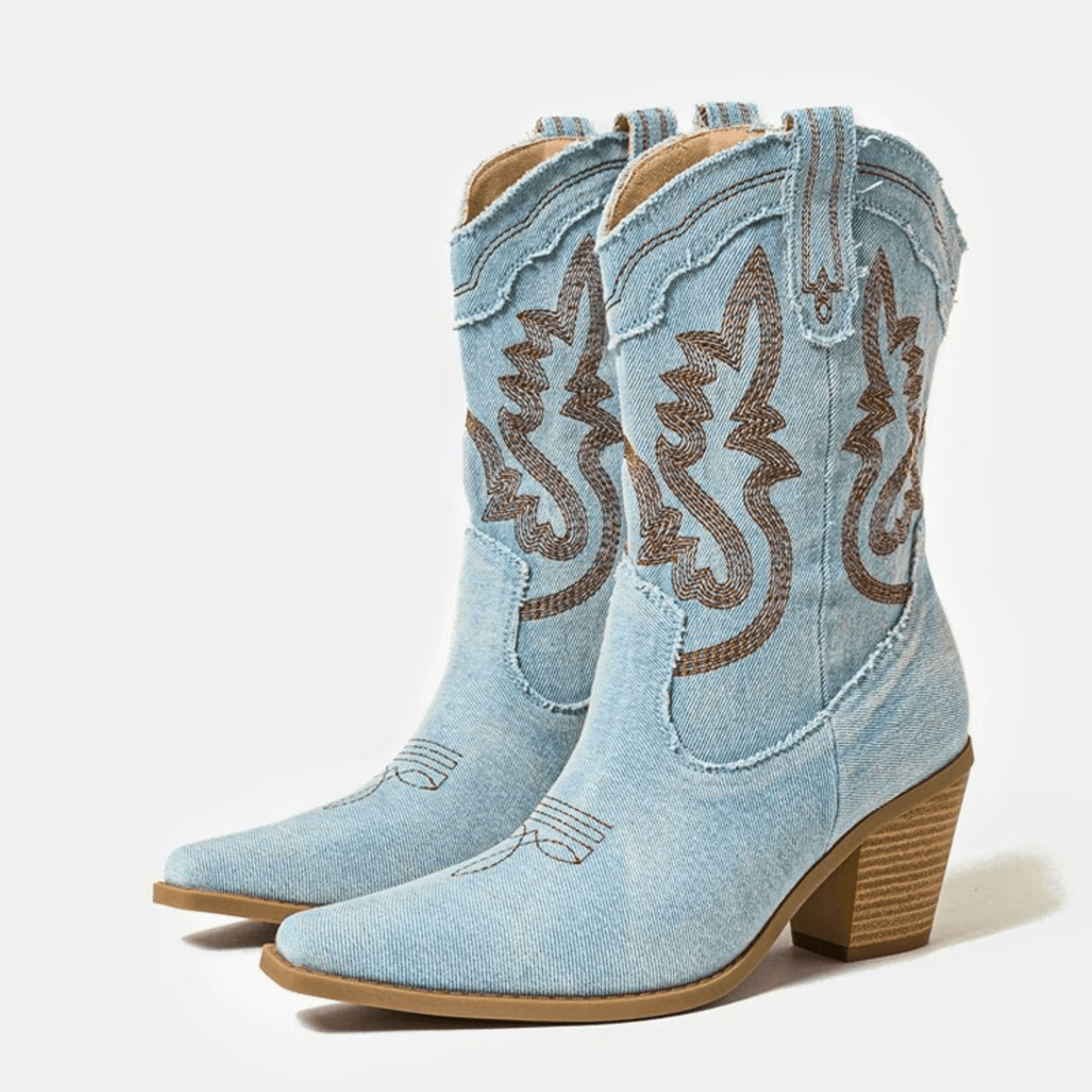 Orlaith - Denim Ankle Boots