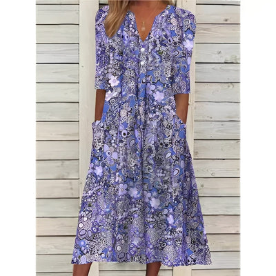 Daisy Mirage Midi Dress