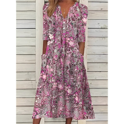 Daisy Mirage Midi Dress